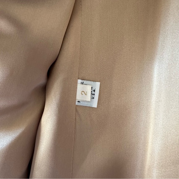 Fleurette Camel 100% Wool Long Reefer Coat - Picture 10 of 11